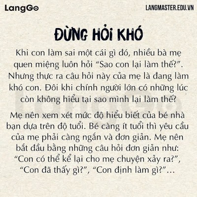 🏡 LỜI NÓI CHẲNG MẤT TIỀN MUA ... 😊
👉 Bố mẹ lưu về tránh bị trôi mất nha ^^