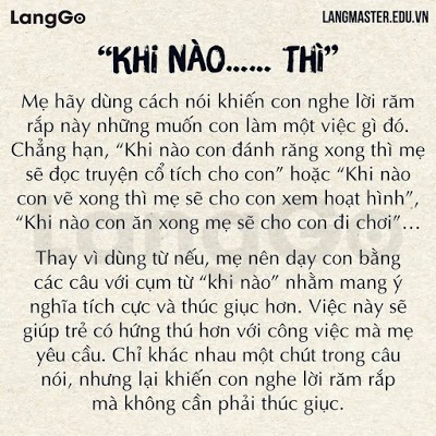 🏡 LỜI NÓI CHẲNG MẤT TIỀN MUA ... 😊
👉 Bố mẹ lưu về tránh bị trôi mất nha ^^