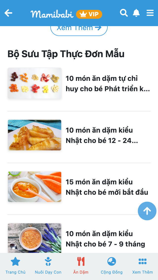 cảm ơn mamibabi rất nhiều công thức hay. tự chỉ huy thế này ổn ko các mẹ, 6 tháng rưỡi. ăn sữa ổn. dặm trc sữa 30-45p 1 cữ trưa