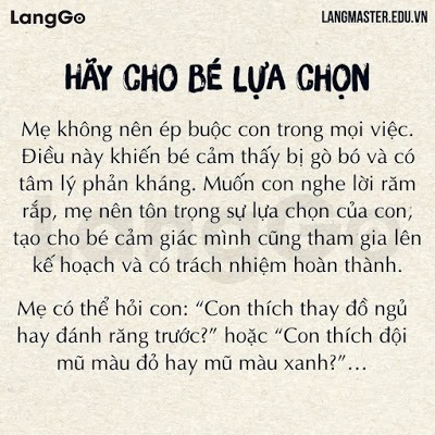 🏡 LỜI NÓI CHẲNG MẤT TIỀN MUA ... 😊
👉 Bố mẹ lưu về tránh bị trôi mất nha ^^