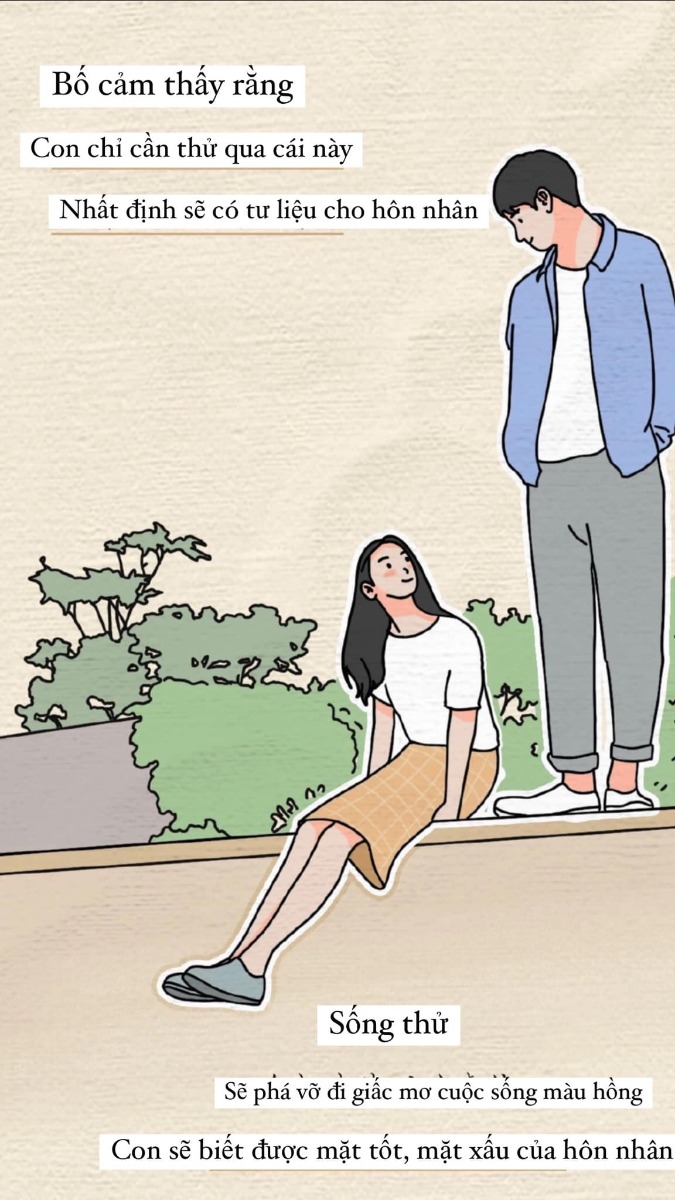 Con gái nói muốn cùng bạn trai sống thử, người bố đã viết một bức thư như thế này