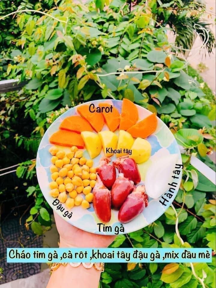 Gửi các mẹ một số công thức nấu cháo ngon bổ dưỡng cho con nhờ bổ sung thêm các hạt dinh dưỡng. 

Trên app còn nhiều công thức lắm, các mẹ xem tại đây: https://mamibabi.com.vn/thuc-don-an-dam?type=3

Các mẹ thay đổi cho bữa ăn của con thêm đa dạng phong phú nhé. 
HẠT HỮU CƠ ĂN DẶM CHO BÉ
🌰 Các loại hạt hữu cơ dùng để nấu cháo, soup, làm sữa hạt cho bé ăn dặm 🌰
👉 Mẹ nào có con đang trong độ tuổi ăn dặm mà bỏ qua các loại hạt này là một thiếu sót rất lớn đó.
💖 Mỗi loại hạt mang 1 sứ mệnh khác nhau, 1 công dụng khác nhau.
- Hạt diêm mạch ( hay còn gọi là hạt Quinoa ) - Markal
- Hạt kê vàng hữu cơ Markal
- Đậu Hà Lan hữu cơ Markal
- Đậu gà hữu cơ Markal
- Đậu lăng đỏ hữu cơ Markal
👉 Mẹ ngâm các loại hạt, đậu trước khi chế biến nhé :
- Đậu gà, đậu lăng đỏ, đậu Hà Lan cần ngâm 12 giờ trước khi chế biến
- Hạt kê vàng ngâm 8 giờ
- Hạt diêm mạch ( Quinoa ) ngâm 4 giờ
- hạt chia không cần ngâm trước.