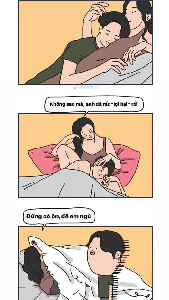 Tuyển tập các câu nói kinh điển của vk ck khi ở trên giường