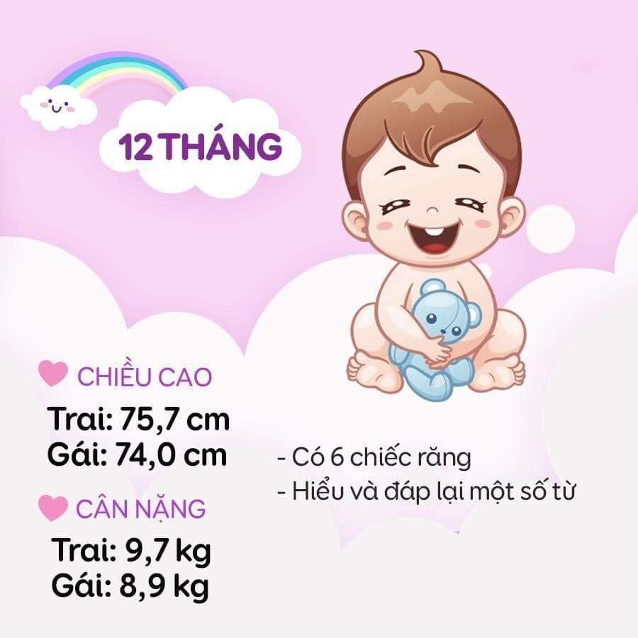 📌 12 THÁNG PHÁT TRIỂN CỦA BÉ

👶 Mỗi ngày trôi qua, con ngày một lớn hơn. Nhưng con cân nặng, cao có đúng với tiêu chuẩn không? 

👉🏻Bé yêu của bạn nặng bao nhiêu cân rồi khoe đi ạ❤️ Bé đã biết làm gì rồi ạ? Bình luận 👇🏻 nha.