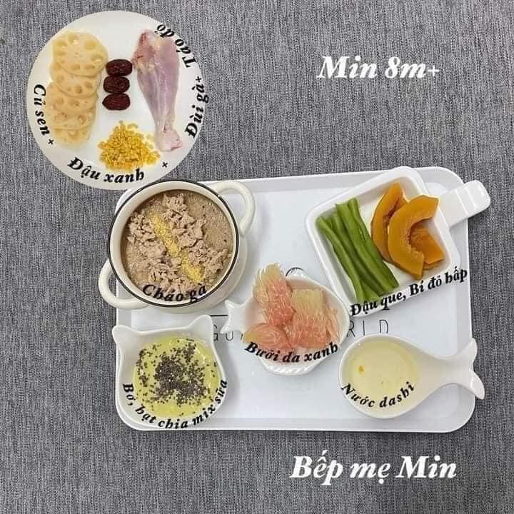 Gửi các mẹ một số công thức nấu cháo ngon bổ dưỡng cho con nhờ bổ sung thêm các hạt dinh dưỡng. 

Trên app còn nhiều công thức lắm, các mẹ xem tại đây: https://mamibabi.com.vn/thuc-don-an-dam?type=3

Các mẹ thay đổi cho bữa ăn của con thêm đa dạng phong phú nhé. 
HẠT HỮU CƠ ĂN DẶM CHO BÉ
🌰 Các loại hạt hữu cơ dùng để nấu cháo, soup, làm sữa hạt cho bé ăn dặm 🌰
👉 Mẹ nào có con đang trong độ tuổi ăn dặm mà bỏ qua các loại hạt này là một thiếu sót rất lớn đó.
💖 Mỗi loại hạt mang 1 sứ mệnh khác nhau, 1 công dụng khác nhau.
- Hạt diêm mạch ( hay còn gọi là hạt Quinoa ) - Markal
- Hạt kê vàng hữu cơ Markal
- Đậu Hà Lan hữu cơ Markal
- Đậu gà hữu cơ Markal
- Đậu lăng đỏ hữu cơ Markal
👉 Mẹ ngâm các loại hạt, đậu trước khi chế biến nhé :
- Đậu gà, đậu lăng đỏ, đậu Hà Lan cần ngâm 12 giờ trước khi chế biến
- Hạt kê vàng ngâm 8 giờ
- Hạt diêm mạch ( Quinoa ) ngâm 4 giờ
- hạt chia không cần ngâm trước.