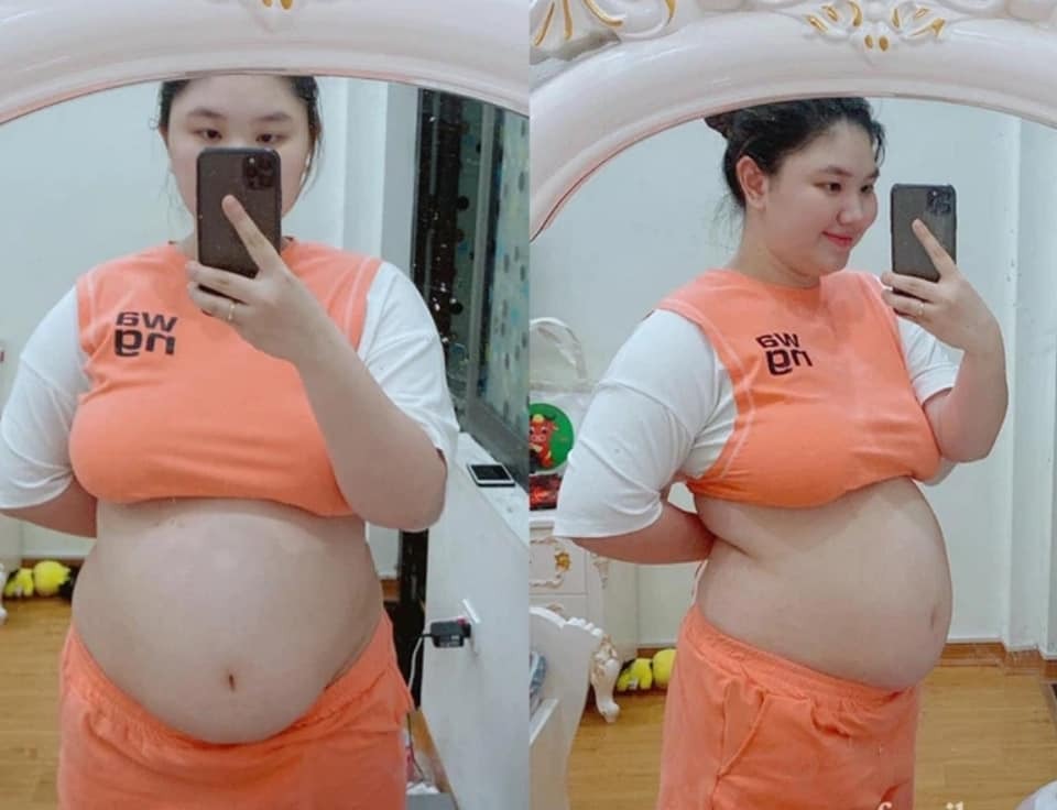 SỰ THAY ĐỔI ĐỘT NGỘT DO THAI KỲ CỦA CÔ GÁI KHIẾN CHÔNG KHÔNG THỂ NHẬN RA SAU MỘT THỜI GIAN ĐI CÔNG TÁC...

Vũ Hồng Anh (quận Hà Đông, Hà Nội) sinh con đầu lòng vào năm 2019. Lần mang thai đầu tiên cô tăng tất thảy 36 kg, ngoại hình phát tướng, thay đổi như một người khác hoàn toàn. Sau khi sinh xong 1 thời gian, Hồng Anh bắt tay vào giảm cân bằng cách ăn theo phương pháp Keto kết hợp tập luyện. Đáng ngưỡng mộ là sau khoảng thời gian ngắn, bà mẹ trẻ đã tống khứ toàn bộ mỡ thừa trên cơ thể, cân nặng về mưac 53 kg, thon gọn hơn cả thời son rỗi...

Thế nhưng, vừa đẹp chưa được bao lâu thì Hồng Anh lại mang thai lần thứ 2. Trong lần mang thai này, Hồng Anh tăng cân khủng hơn lần trước, tổng 40 kg. Khi lên bàn đẻ, cân nặng gần chạm mốc 94 kg...!

Cre: Afamily