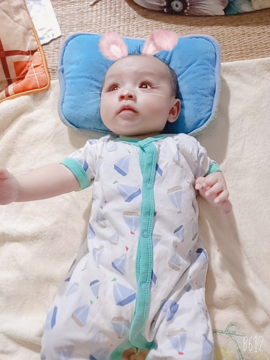 Mun nhà em đã đc 2m7d lên đc 5kg7.lúc ms sinh đc 3kg4.thì như z có ok k mấy mom
