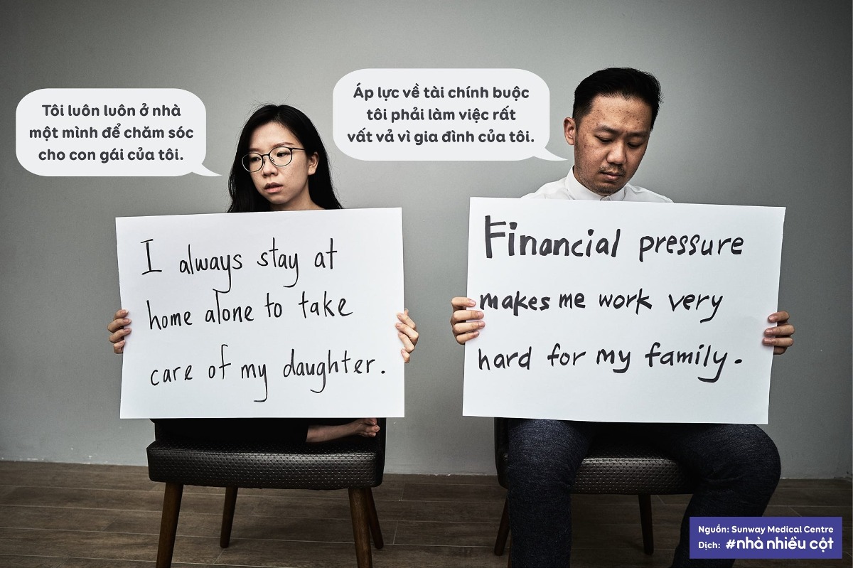 ÁP LỰC KHI CÓ CON

Khi một đứa trẻ được sinh ra, mọi người đều chúc phúc và ăn mừng. Người ta nói trở thành cha mẹ là một niềm hạnh phúc lớn, là cột mốc thiêng liêng đặc biệt trong cuộc đời mỗi người. Nhưng liệu có mấy ai nói về áp lực khi trở thành cha mẹ?

Nếu bạn và người bạn đời đã từng trải qua những trận khẩu chiến sau khi sinh con, các bạn không đơn độc. Càng được đặt vào nhiều mối quan hệ ràng buộc, chúng ta càng dễ cảm thấy quá tải bởi những trách nhiệm đi kèm. Hơn nữa, thật không dễ dàng gì khi đặt mình vào vị trí của người khác để hiểu cảm giác của đối phương. Nhất là khi chính bạn cũng đang cảm thấy áp lực bởi những trọng trách phải gồng gánh trên vai.

“Đó không phải là trò chơi đổ lỗi cho đối phương”

“Đó là về những áp lực khi chúng tôi trở thành cha mẹ”

Cùng nhau nói ra những khó khăn, cùng nhau chia sẻ cảm xúc và suy nghĩ có lẽ chính là bước đầu tiên để các cặp đôi có thể bắt đầu lắng nghe, thấu hiểu lẫn nhau. Có thấu hiểu ta mới biết thương nhau hơn, thông cảm được cho nhau.