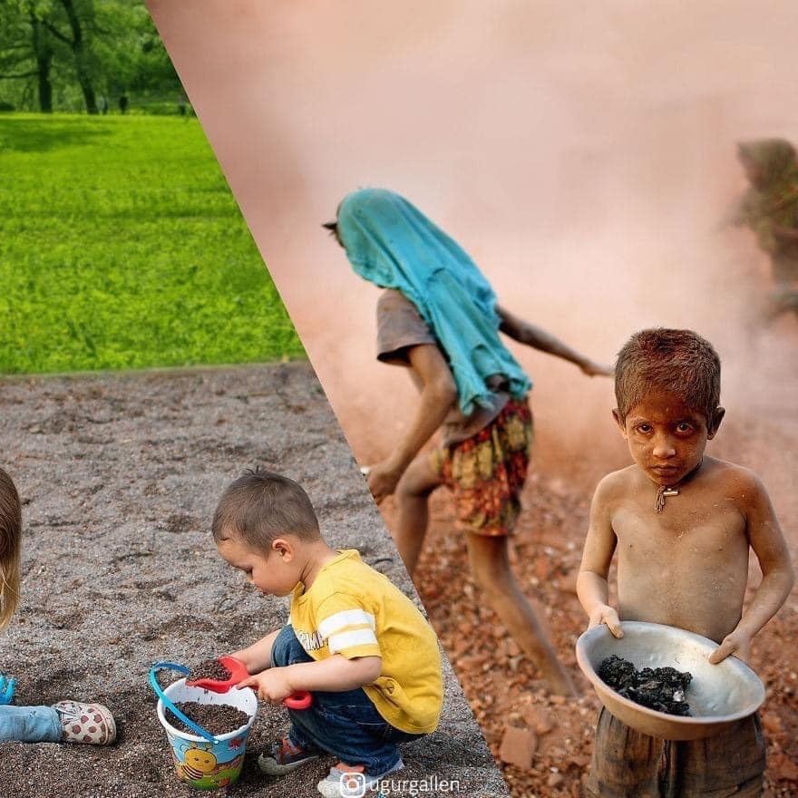 Những bức ảnh được chụp lại cùng một thời điểm nhưng khác số phận 🥰 Luôn trân trọng những gì mình đang có …