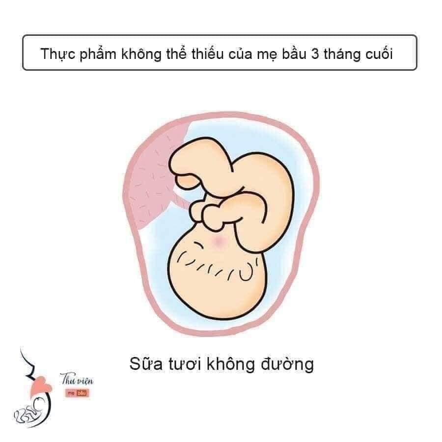 Thực phẩm kg thể thiếu 3 tháng cuối thai kì nha các mom