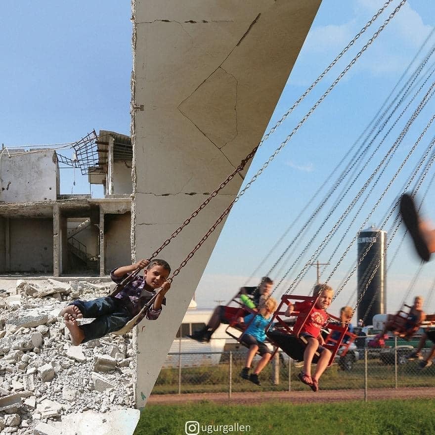 Những bức ảnh được chụp lại cùng một thời điểm nhưng khác số phận 🥰 Luôn trân trọng những gì mình đang có …