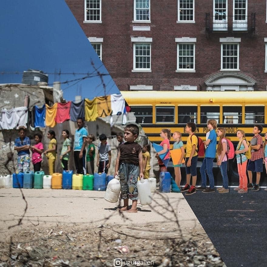 Những bức ảnh được chụp lại cùng một thời điểm nhưng khác số phận 🥰 Luôn trân trọng những gì mình đang có …