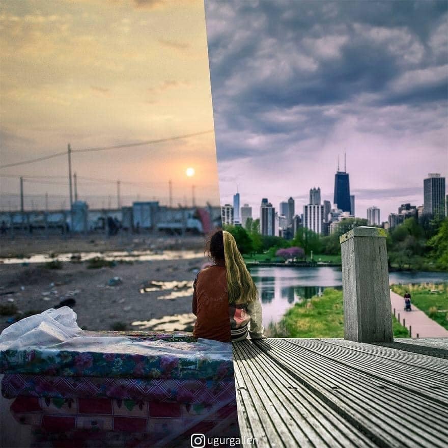 Những bức ảnh được chụp lại cùng một thời điểm nhưng khác số phận 🥰 Luôn trân trọng những gì mình đang có …