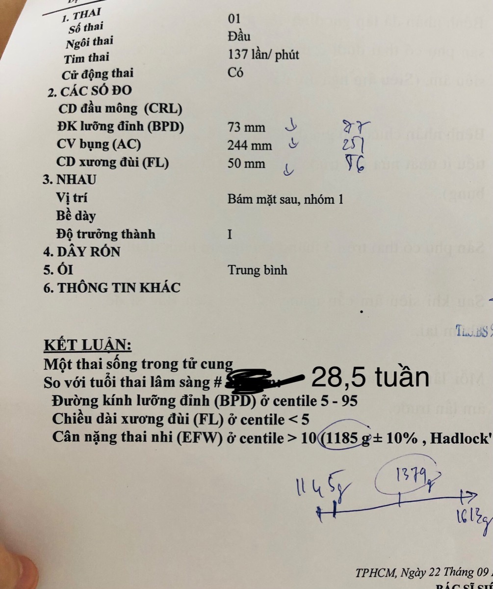 Các mom cho m hỏi 28 tuần 5 ngày kq siêu âm thai nhỏ .Có cách nào để con lên ký nhanh ko các mom!