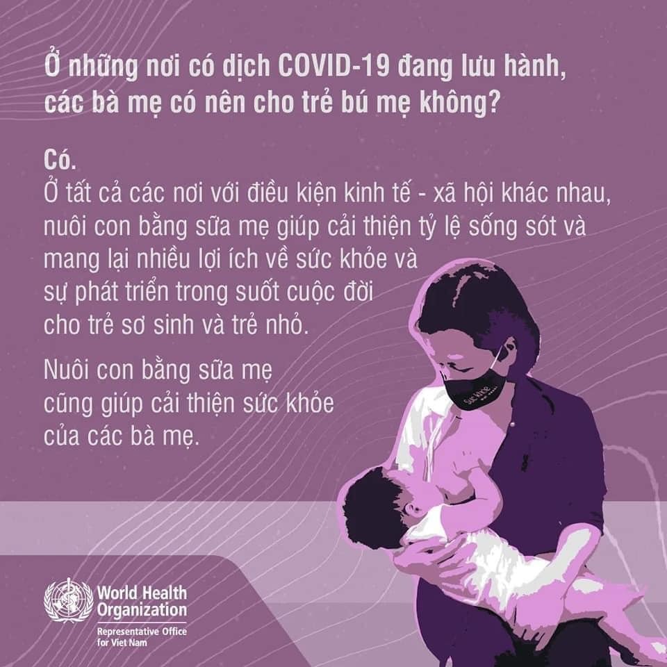 Mẹ NHIỄM COVID 19 thì con có nên bú mẹ hay không? 
Các mẹ tham khảo kĩ nhé.