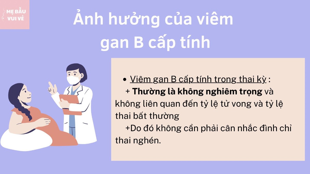 Những điều cần biết về Viêm Gan B trong thai kỳ