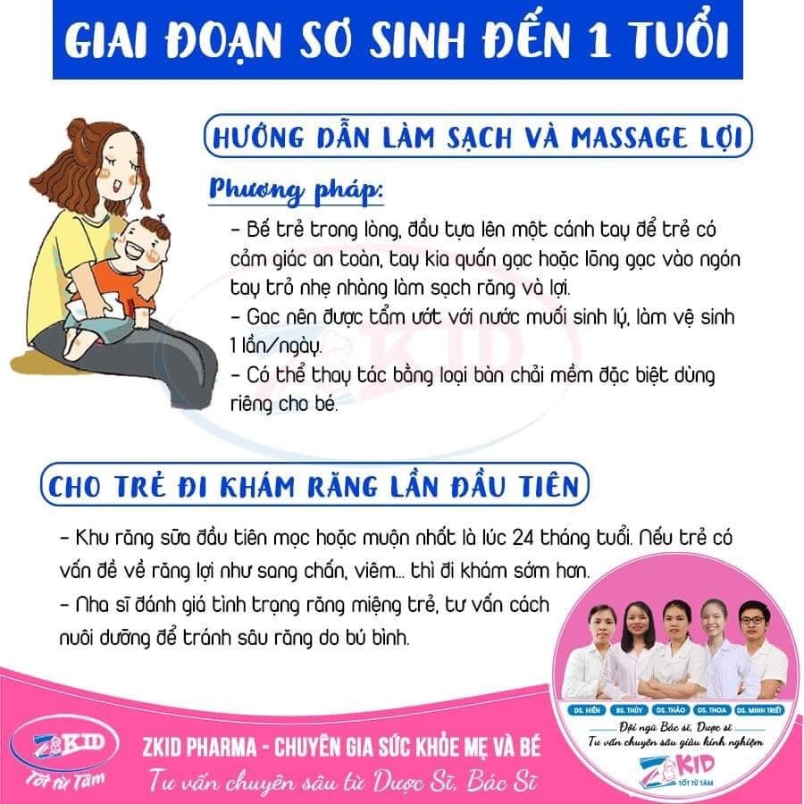 Ba mẹ đã vệ sinh răng miệng đúng cách cho con chưa ạ. Ba mẹ lưu lại để áp dụng nha 🥰