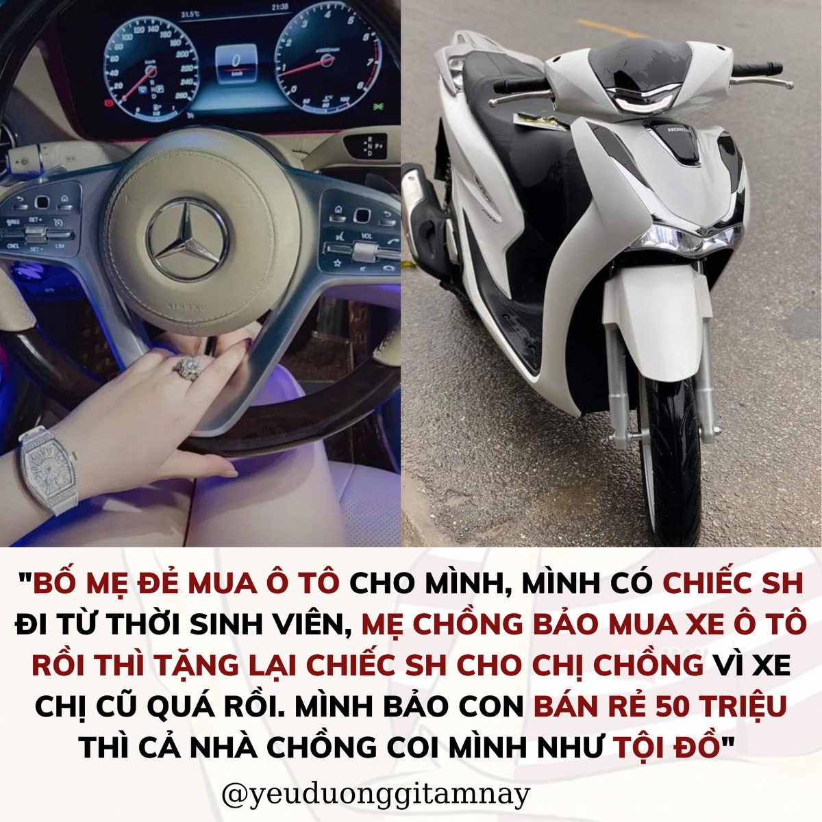 **NHÀ CHỒNG KHÔN LỎI, GẶP PHẢI CÔ CON DÂU CAO TAY **

Nhà chồng mình hơi phức tạp xí, ở hẳn 3 gia đình trong cái nhà ống diện tích 45m2. Bố mẹ chồng mình, chị chồng anh rể + 2 đứa con và vợ chồng mình nữa.

Hôm cưới nhà chồng cho mình được 2 chỉ vàng, nhà ngoại cô dì chú bác cho được 2 cây trao công khai nên ai cũng biết. Buổi đang chuẩn bị đi ngủ thì mẹ chồng lên gõ cửa nói chuyện, bảo cái A. Đưa vàng cho mẹ, mẹ trả tiền cỗ bị lỗ còn bao nhiều mẹ giữ cho. Được các chị em dặn dò từ trước nên mình đưa lại đúng 2 chỉ vàng nhà chồng trao, mình bảo vâng con thêm cho nhà mình trả tiền cỗ, Còn vàng này là bố mẹ con thuê để trao thôi mai phải trả lại, thực tế được có 3 chỉ thôi mẹ cho con xin làm vốn sau này còn đẻ sợ không có tiền. Thấy mẹ chồng tái mặt đi xuống nhà luôn không nói thêm câu nào.

Vài hôm sau đi làm về thấy tủ quần áo bị lục lên, chỗ để nữ trang cũng lộn xộn, hỏi chồng thì chồng lấp liếm bảo tìm đồ. Nhưng biết thừa chắc mẹ chồng rình xem mình còn vàng không mà thôi kệ dù sao mình cũng đ’ để ở nhà.

Sau vụ tiền nong ban đầu thì mẹ chồng không hài lòng với mình thấy rõ, nhưng mình vẫn hoàn thành đủ nghĩa vụ nên cũng chẳng có cớ gì để nói. Có điều chị chồng với mẹ chồng thì hay thủ thỉ với nhau nói xấu mình, nào là tắm cho cháu không sạch, rồi ăn uống như tiêu thư (mình ăn kiêng). Thế xong từ hôm ấy đ’ hôm nào mình về sớm tắm hộ 2 đứa cháu nữa, tự về mà tắm đằng nào chả mang tiếng.

Mình nội tiết kém nên bị hỏng 1 đứa, tầm 3 tháng sau chưa thấy có lại, mẹ chồng rêu rao khắp nơi là mình bị điếc rồi tình hình thế chăc cho thằng T. thay mái sớm, hàng xóm nói lại với mình cũng chả quan tâm. Rồi sau ấy 2 tháng mình có bầu, vì bác sĩ cảnh báo không được để gần quá nên lúc ấy mới thả. Nội tiết kém nên mình phải nằm dưỡng thai có những lúc máu chảy dầm dề sợ hết hồn, chị chồng mỉa mai đúng là tiểu thư, chị đẻ sòn sòn có sao đâu, dậy mà nhà cửa cơm nước đi toàn lười. Mình về mẹ nhà ngoại nằm cho yên, cơm bưng nước rót đến tận ngày đẻ. Chồng đi đi lại lại còn nhà chồng thì không 1 câu hỏi han, thấy chị chồng nhắn tin cho chồng là vợ chửa đẻ thế này muốn có chỗ đi lại thì chị giới thiệu cho đứa chơi cùng chỗ làm, 1 đời chồng mà biết điều lắm. Dm chồng thì yếu sinh lý, được nửa cây ra cmnr thì cặp bồ thế nào được nên mình cũng chẳng lo.

Con 6 tháng thì mình đi làm lại, bố mẹ mình mua cho cái ô tô nhỏ để đi làm cho tiện đỡ mưa nắng. Thế tự dưng thấy cả nhà chồng sang xin đón 2 mẹ con về với văn mẫu nào là nhớ lắm thương lắm.Thế bố mẹ mình cũng bảo về ấy 1 thời gian xem thế nào rồi tính vì thật sự cũng chán lắm rồi, mà bảo ra ngoài ở thì chồng mình không chịu. Thế lại dắt díu kéo nhau về, phòng của vợ chồng mình thì giờ cho đứa cháu lớn ở, bảo kê tạm cái giường ở phòng khách nhà mình sinh hoạt ở đấy mà mình không chịu. Chị chồng uất ức c.hửi mình là không biết nhường nhịn người nhà, ủa rồi con tao mới được 7 tháng sao không ai nhường???

Từ ngày mình về xe ô tô đỗ ngoài sân bố mẹ chồng oai lắm, mẹ chồng bảo mình từ giờ đi xe máy đi, xe để cho chồng đi làm vì lão làm xa hơn. Dĩ nhiên là mình không rồi vì tiện đường sáng mình đưa con gửi về bà ngoại trông rồi chiều đón về thì đi xe máy sao được. Thế cứ hôm nào trời mưa mà mình đi ô tô đi làm, chồng khoác áo mưa đi xe máy là mẹ chồng lại hậm hực lườm nguýt, bảo mình không biết hi sinh blo bla.

Trước khi mua ô tô thì mình có cái xe SH đi từ thời con gái, mẹ chồng chỉ thị là mua xe ô tô rồi thì tặng lại xe máy cho chị chồng vì xe của chị cũ quá rồi. Mình bảo con bán rẻ 50 triệu này thì cả nhà coi mình như tội đồ. Họp gia đình nói mình ích kỷ chưa làm được gì cho cái nhà này, có mỗi cái xe mà cũng tiếc. Tiện mình nói luôn vụ chồng mình ngoại tình với bà ở công ty của chị chồng, đéo ngờ chim ở nhà thì ủ rũ mà chim sang hàng xóm thì hót véo von. Cả nhà lại tiếp tục đổ tội cho mình là sống không biết điều thì chồng ngoại tình là đúng, chưa kể còn đẻ con gái nữa thì nó tìm con trai là đúng rồi.....

Hiện tại con mình được 13 tháng, thành nhà chồng cũ rồi =)))

Cre: An Vu