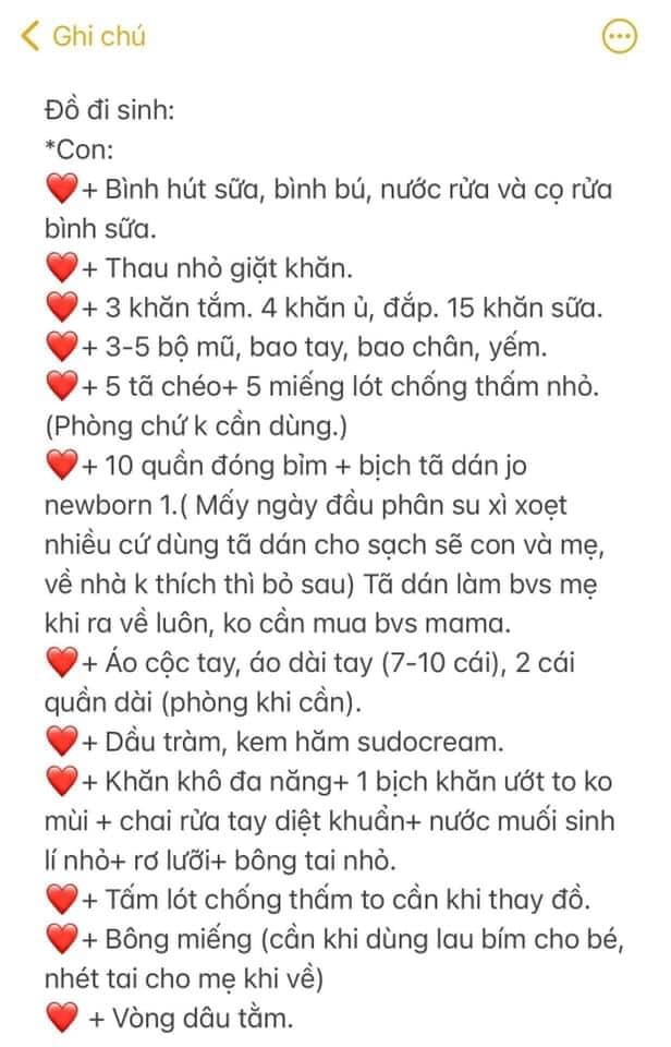 Các mẹ bầu sắp sanh và đã sanh tham khảo và lưu ngay lại nhé