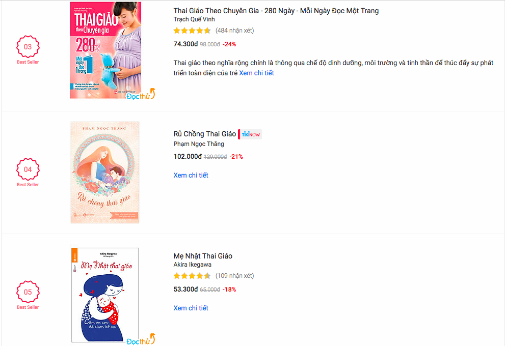 CUỐN SÁCH "RỦ CHỒNG THAI GIÁO" ĐỨNG THỨ 4 TRONG SỐ NHỮNG CUỐN SÁCH THAI GIÁO BÁN CHẠY NHẤT TUẦN NÀY

Chỉ sau 1 ngày ra mắt, cuốn sách "Rủ chồng thai giáo" của anh Phạm Ngọc Thắng, nhà sáng lập ứng dụng Mamibabi đã đứng thứ 4 trong top những cuốn sách Thai giáo bán chạy nhất tuần này tại Tiki.vn.

10h sáng ngày 22/10/2021, anh Phạm Ngọc Thắng - người sáng lập ứng dụng Mamibabi, đồng thời là tác giả sách "Rủ chồng thai giáo" và Công ty Cổ phần sách Thái Hà đã có buổi livestream ra mắt cuốn sách. Tại đây, anh Thắng không chỉ nói về cuốn sách mà còn chia sẻ những cách thai giáo hiệu quả nhất mà bố mẹ có thể áp dụng cho thai nhi ngay tại nhà.

Các mẹ có thể xem lại buổi livestream ra mắt cuốn sách "Rủ chồng thai giáo" tại link >>> https://www.facebook.com/watch/live/?ref=watch_permalink&v=465596381401611 

Hy vọng rằng cuốn sách sẽ tiếp tục được các mẹ ủng hộ trong thời gian tới! Các mẹ có thể mua sách tại các link dưới đây: 

Link mua từ Tiki >>> bit.ly/3lMx9R1
Link mua từ Shopee Mall >>> bit.ly/3mZwaMB

#rủ_chồng_thai_giáo
#ruchongthaigiao 
#thaigiao #thai_giáo #thaigiáo #mangthai #babau