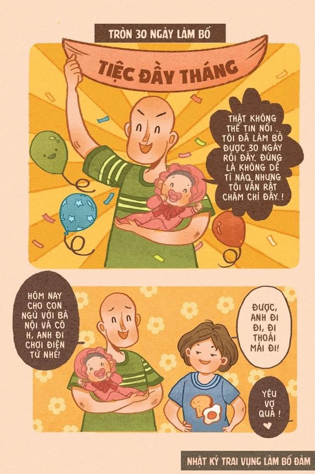 Với các ông bố, sự im lặng của các bà mẹ có lẽ luôn là một thứ gì đó rất đáng sợ 😌😌😌