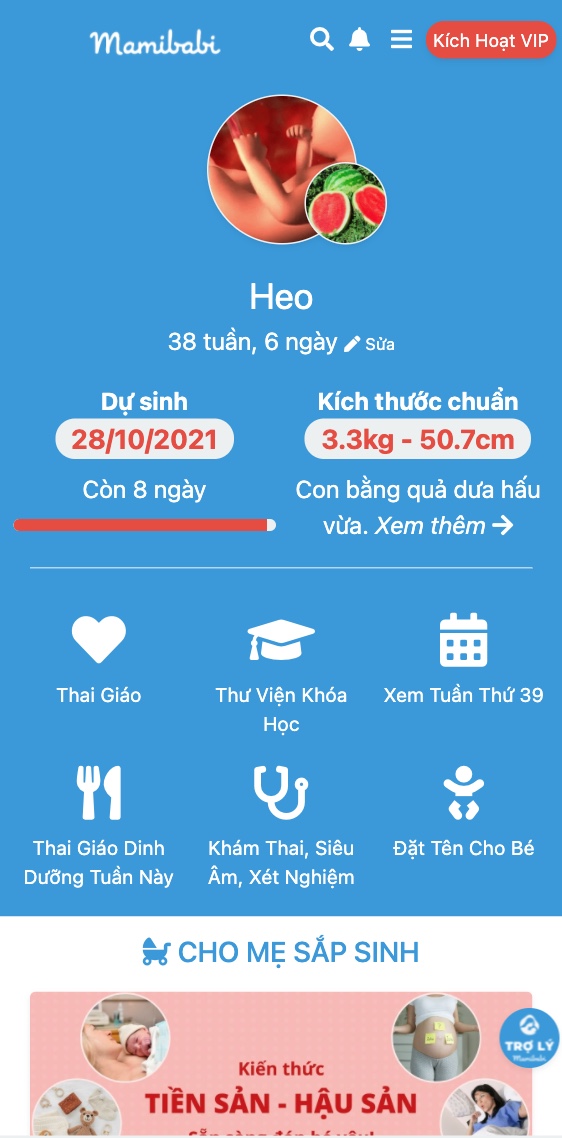 Cách tính ngày dự sinh
