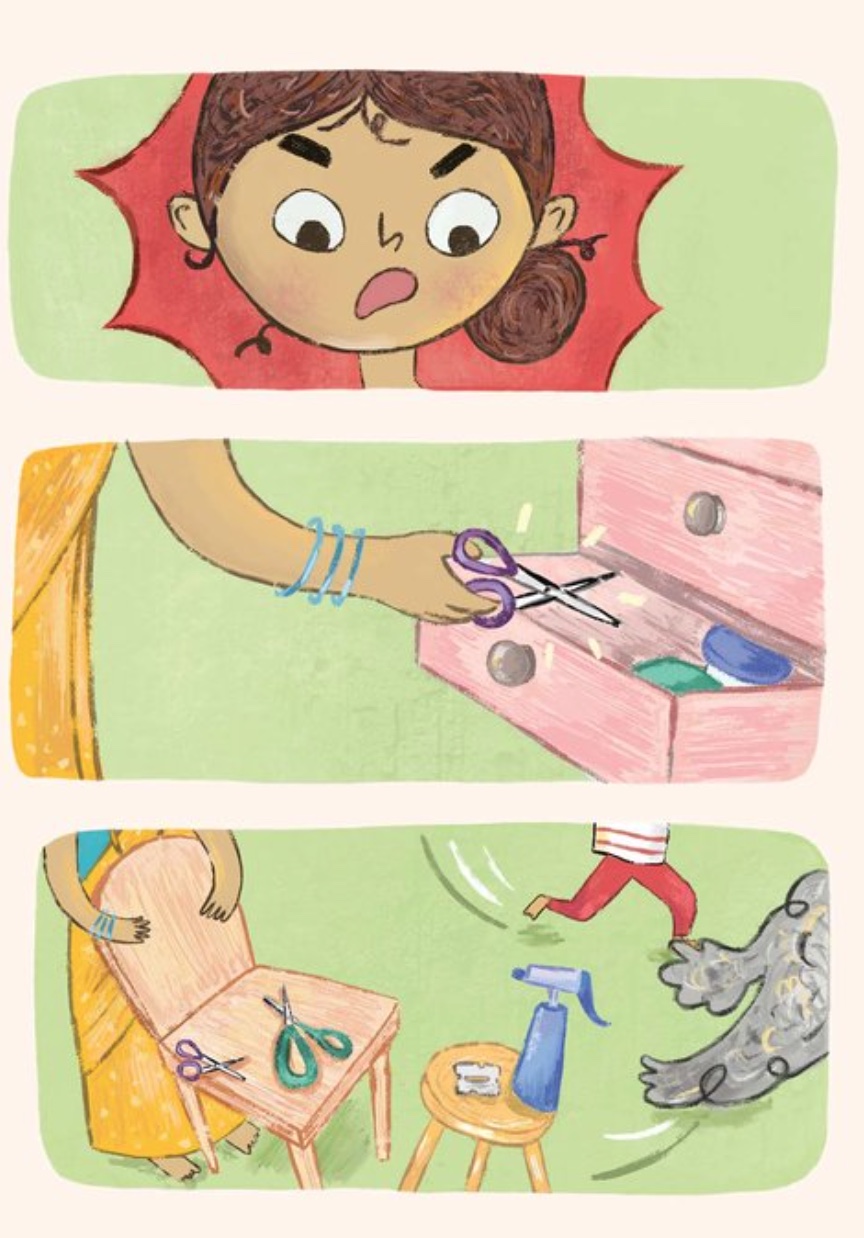 Truyện thai giáo tiếng Anh (Thai giáo ngoại ngữ): Hair Scare