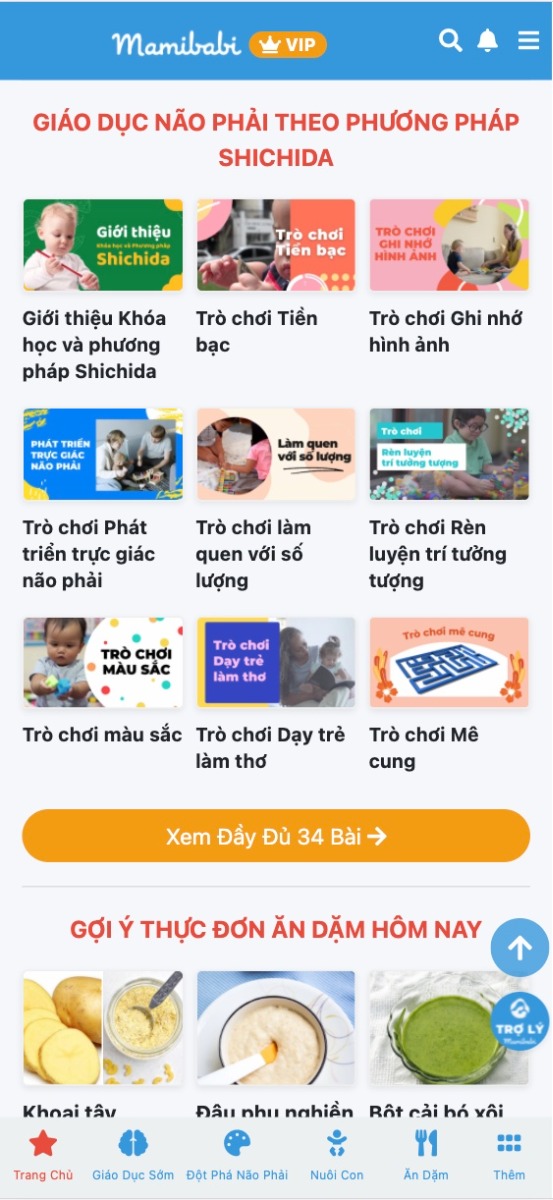 GIỚI THIỆU VỀ APP MAMIBABI THAI GIÁO, GIÁO DỤC SỚM VÀ ĂN DẶM CHO BÉ

>> Tải tại đây (nếu chưa cài app): https://mamibabi.com.vn/app

Mình vẫn làm app thôi, app chắc là sản phẩm mình làm tốt nhất, có chuyên môn nhất, bên cạnh mấy môn về chuyển đổi số, growth hack...
Về thai giáo, sách có vai trò rất quan trọng nếu bạn chưa từng thử thai giáo hoặc chưa từng nghe về thai giáo. 

Nhiều kiến thức rất khó đưa lên web hoặc app vì hành vi người dùng trên internet/điện thoại phần nhiều là lướt lướt.

App này gọi nó là edtech cũng đc, gọi là social learning cũng đc. App không chỉ có thai giáo mà còn có giáo dục sớm, ăn dặm, nuôi dạy con... rất nhiều kiến thức từ lúc bầu tới lúc con 6 tuổi.

Điểm khác biệt lớn nhất của app, không giống các mô hình MOOC hoặc livestream bài giảng... hiện nay, chính là các bài học dạng bite-sized lessons (Tây áp dụng lâu rồi), đơn giản, đẹp mắt, xem xong áp dụng đc ngay, rất tiết kiệm thời gian tìm hiểu.

Tiếp đến là app không có quảng cáo, không bán hàng. Đây là điểm giúp app tăng tự nhiên đến 150k thành viên mà nhiều mẹ tâm sự là vào FB group giờ thấy toàn bán ngũ cốc 🤣

Tiếp nữa là khi gặp vấn đề, mẹ có thể đăng câu hỏi và nhận tư vấn từ đội ngũ Mamibabi. Có 1 số ứng dụng AI nhỏ để gợi ý câu trả lời ngay lập tức cho các vấn đề của mẹ.

App hiện cover các nội dung:
- Bầu bí: Thai giáo, dinh dưỡng, yoga, thiền, bệnh bà bầu, tiền sản hậu sản... #thaigiao
- Giáo dục sớm (0 - 6 tuổi): PP Shichida, Montessori, Glenn Doman... #giaoducsom
- Ăn dặm đủ 3 phương pháp #andam
- Sắp tới: Parenting... #lamchame

Ngoài ra nhu cầu khám từ xa (sản, nhi, tâm lý sau sinh...) của các mẹ trên app rất lớn, nhưng hiện mình chưa tìm được đối tác phù hợp để có thể tích hợp lên app. ACE bạn bè nếu biết có thể giới thiệu giúp mình nhé.

App có mất xèng để sử dụng, nhưng giá tiểu học và đc sử dụng miễn phí full tính năng 14 ngày. 

Nhiều user tạo đi tạo lại nhiều tài khoản để đc dùng free trọn đời, khi làm mô hình này rồi mình mới thấu hiểu nỗi niềm của những người bán phần mềm bản quyền 🤣🤣

>> Link tải app: https://mamibabi.com.vn/app
>> Hoặc đặt sách ủng hộ tác giả có tiền ngồi nhà code dạo và bế con tiếp ạ 🤣

- Mua trên TIKI: https://shorten.asia/xeffzV1Y
- Mua trên Shopee: https://shorten.asia/AsKC7CTC

Happy parenting!