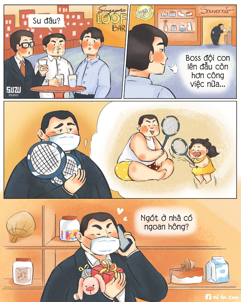 Lúc độc thân, nhìn mấy món đồ chơi chỉ lướt qua như cưỡi ngựa xem hoa. Làm bố rồi là quầy nào dành con nít cũng trở nên diệu kỳ.