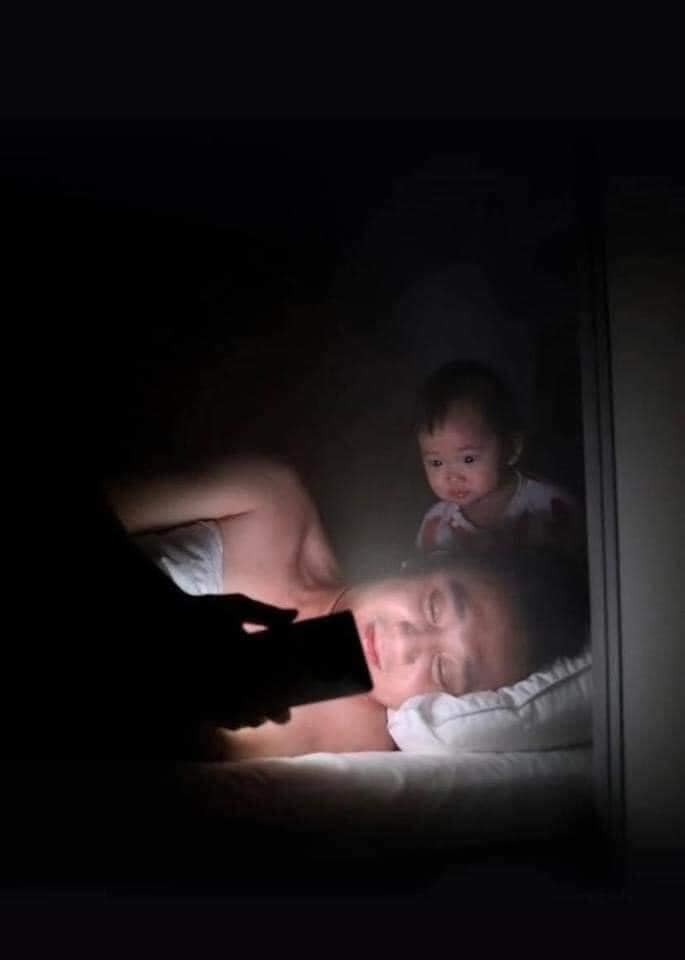 Chồng tôi tự tin rằng đã ru con ngủ say🤦‍♀️🤦‍♀️