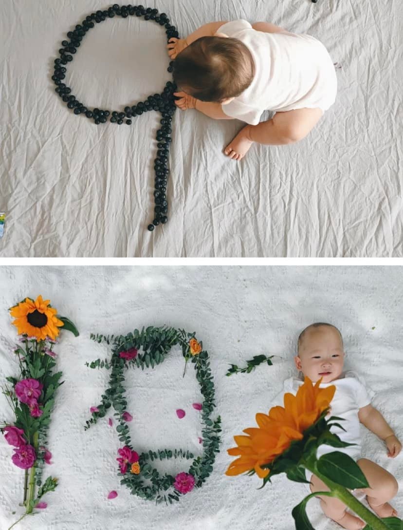 Hành trình 12 tháng tuổi của em bé😍 cưng xỉu luôn  nèee