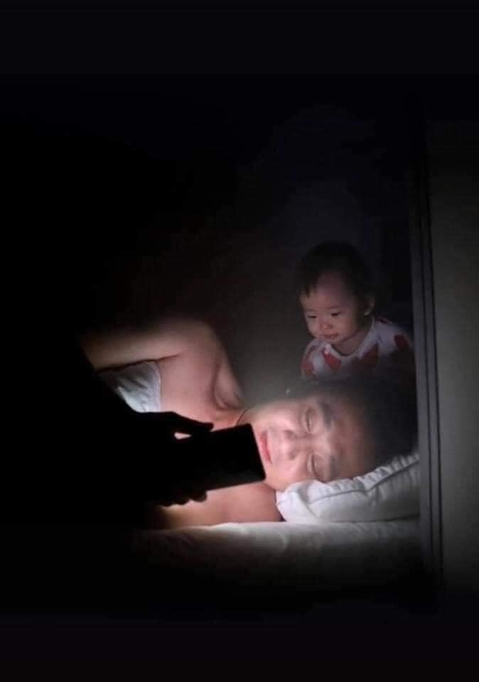 Chồng tôi tự tin rằng đã ru con ngủ say🤦‍♀️🤦‍♀️