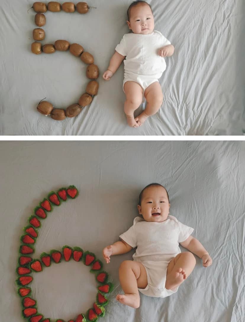 Hành trình 12 tháng tuổi của em bé😍 cưng xỉu luôn  nèee