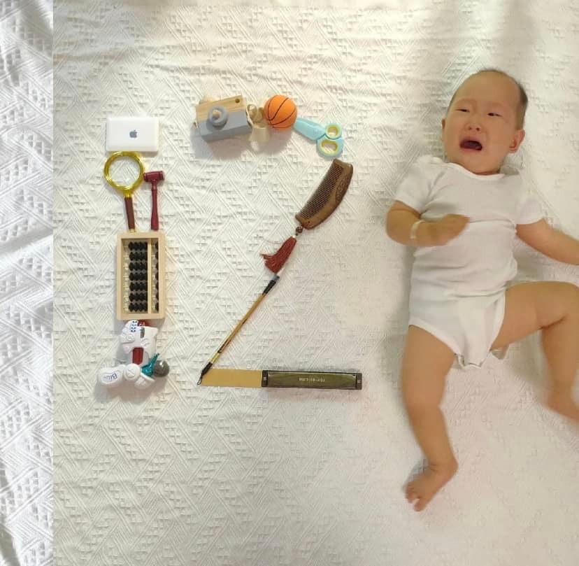 Hành trình 12 tháng tuổi của em bé😍 cưng xỉu luôn  nèee