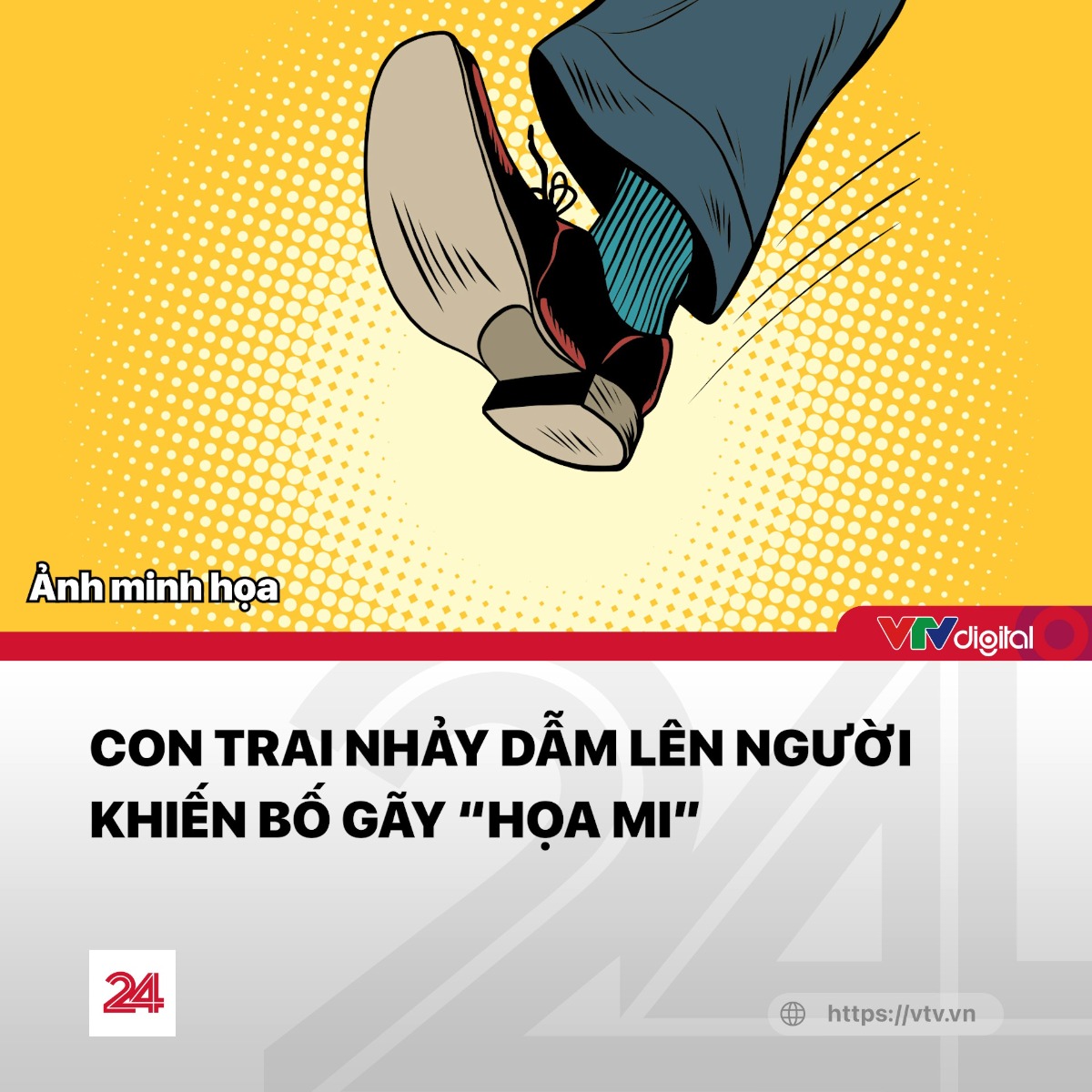 CẨN THẬN CÁC MẸ NHÁ

Ngày 21/2, bác sĩ Hoàng Cảnh Tùng - Bệnh viện đa khoa 115 Nghệ An cho biết, kíp trực vừa tiếp nhận một nam bệnh nhân 44 tuổi (trú tại Hà Tĩnh) trong tình trạng "chỗ hiểm" bị gục sang một bên, sưng mọng. Sau khi được điều trị sức khỏe bệnh nhân đã ổn định.

Được biết vào tối 20/2, nam bệnh nhân đang xem điện thoại, lúc này con trai đang ngồi chơi bên cạnh nhảy lên nhảy xuống, sau đó dẫm đúng vào hạ bộ của bố. Cảm thấy đau nhói, người đàn ông liền vào nhà vệ sinh kiểm tra và thấy không ổn. Ngay sau đó người đàn ông được đưa đến bệnh viện đa khoa 115 Nghệ An để điều trị.

Nam bệnh nhân bị vỡ thể hang, đã được xử lý kịp thời nên không để lại di chứng ảnh hưởng đến chất lượng cuộc sống sau này.

Trẻ em thường có thói quen leo trèo và nhảy lên người của người lớn để vui đùa. Vì vậy các phụ huynh cũng cần hết sức chú ý để tránh những trường hợp hi hữu như trên xảy ra.