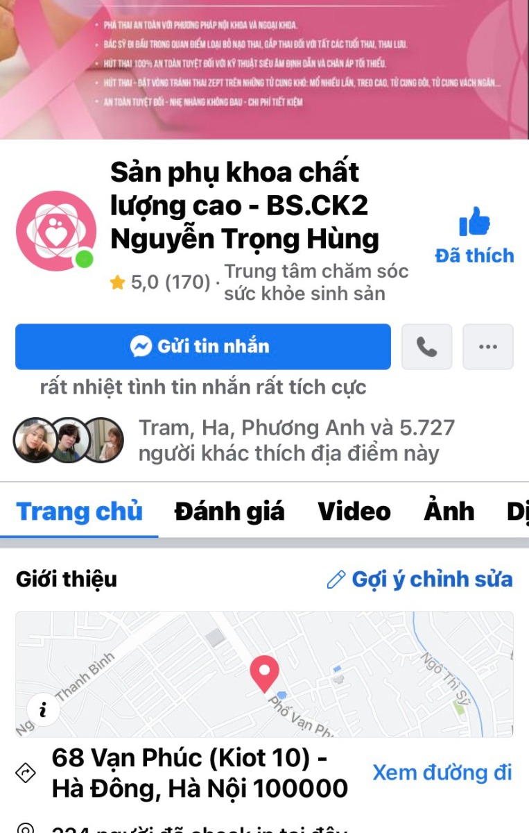 Các mom ở Hà Đông Hà Nội có khám bs Hùng này chưa cho mình xin review với?