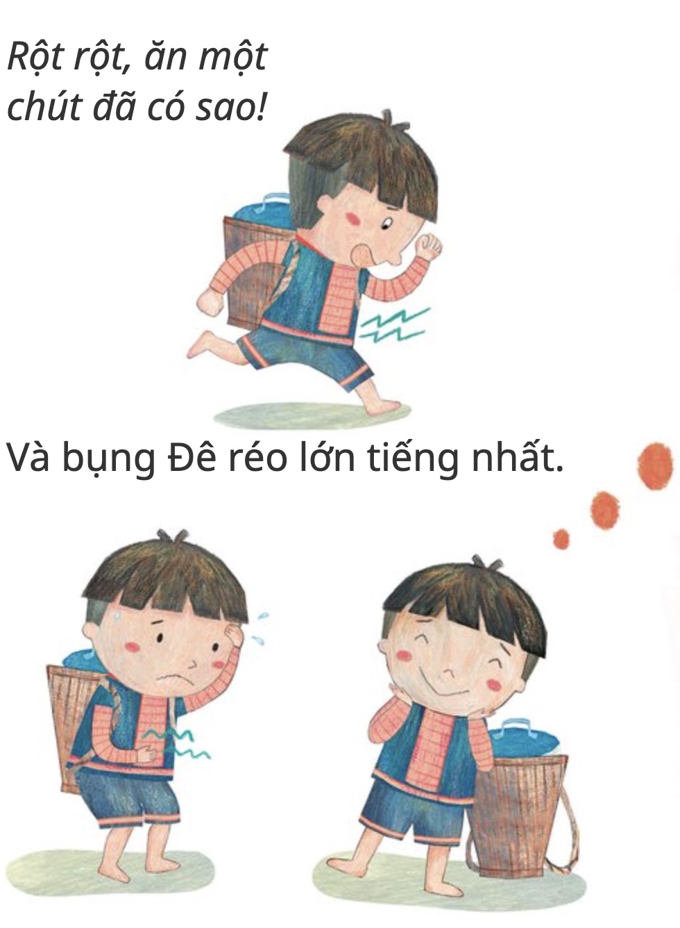 Truyện Ehon - Truyện tranh thai giáo: Cơm trắng