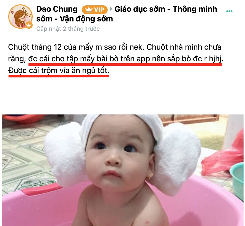 BẮT ĐẦU GIÁO DỤC SỚM CHO BÉ NHƯ THẾ NÀO? (ÁP DỤNG TỪ 0 TUỔI)

Mamibabi luôn tự hào là app đơn giản nhất về tất cả các vấn đề liên quan đến mẹ bầu và em bé, không chỉ giáo dục sớm hay thai giáo.

Thật vậy, chỉ cần mở app Mamibabi mỗi ngày, những gì quan trọng nhất sẽ được hiện ngay trước mắt mẹ và có thể áp dụng cho bé ngay, vô cùng đơn giản, dễ dàng, tiết kiệm rất nhiều thời gian, công sức tìm hiểu.

Hôm nay Thắng xin chia sẻ cách để mẹ bắt đầu giáo dục sớm cho bé một cách nhanh nhất.

Trước hết cần hiểu giáo dục sớm là gì? Trên mạng có rất nhiều định nghĩa, nhưng theo Mamibabi, giáo dục sớm là phương pháp giáo dục áp dụng cho bé dưới 6 tuổi, hiểu đơn giản là các bài chơi giúp bé không bị chậm vận động và phát triển trí thông minh, cảm xúc, tư duy, ngôn ngữ...

Để áp dụng giáo dục sớm cho bé, mỗi ngày mẹ chỉ cần mở app và làm theo mục BÀI GIÁO DỤC SỚM HÔM NAY, rất đơn giản và tiết kiệm thời gian.

3 chương trình giáo dục sớm từ Mamibabi:

- Khóa Giáo dục sớm 0 - 2 tuổi: https://mamibabi.com.vn/r/888233 

- Khóa Tập nói sớm, phòng ngừa chậm nói: https://mamibabi.com.vn/r/293640

- Khóa Giáo dục Não phải MỚI: https://mamibabi.com.vn/r/252459

Mẹ có thể xem chi tiết từng chương trình kèm theo lợi ích tại link trên. Những mẹ đã có tài khoản VIP từ Mamibabi có thể bắt đầu xem được ngay, không mất tiền mua thêm! Nếu chưa có, mẹ có thể đăng ký tại đây https://mamibabi.com.vn/vip/info

Khi đã hiểu cơ bản, mỗi ngày mẹ chỉ cần cho bé chơi theo mục BÀI GIÁO DỤC SỚM HÔM NAY, các bài này đã được tối ưu theo tuổi của bé.

Chúc gia đình và các bé có những giờ phút học mà chơi, chơi mà học bổ ích, lý thú nhé!

Từ tâm huyết của đội ngũ Mamibabi!
Trân trọng cảm ơn sự ủng hộ của các mẹ!

Thang Pham,
CEO Mamibabi.