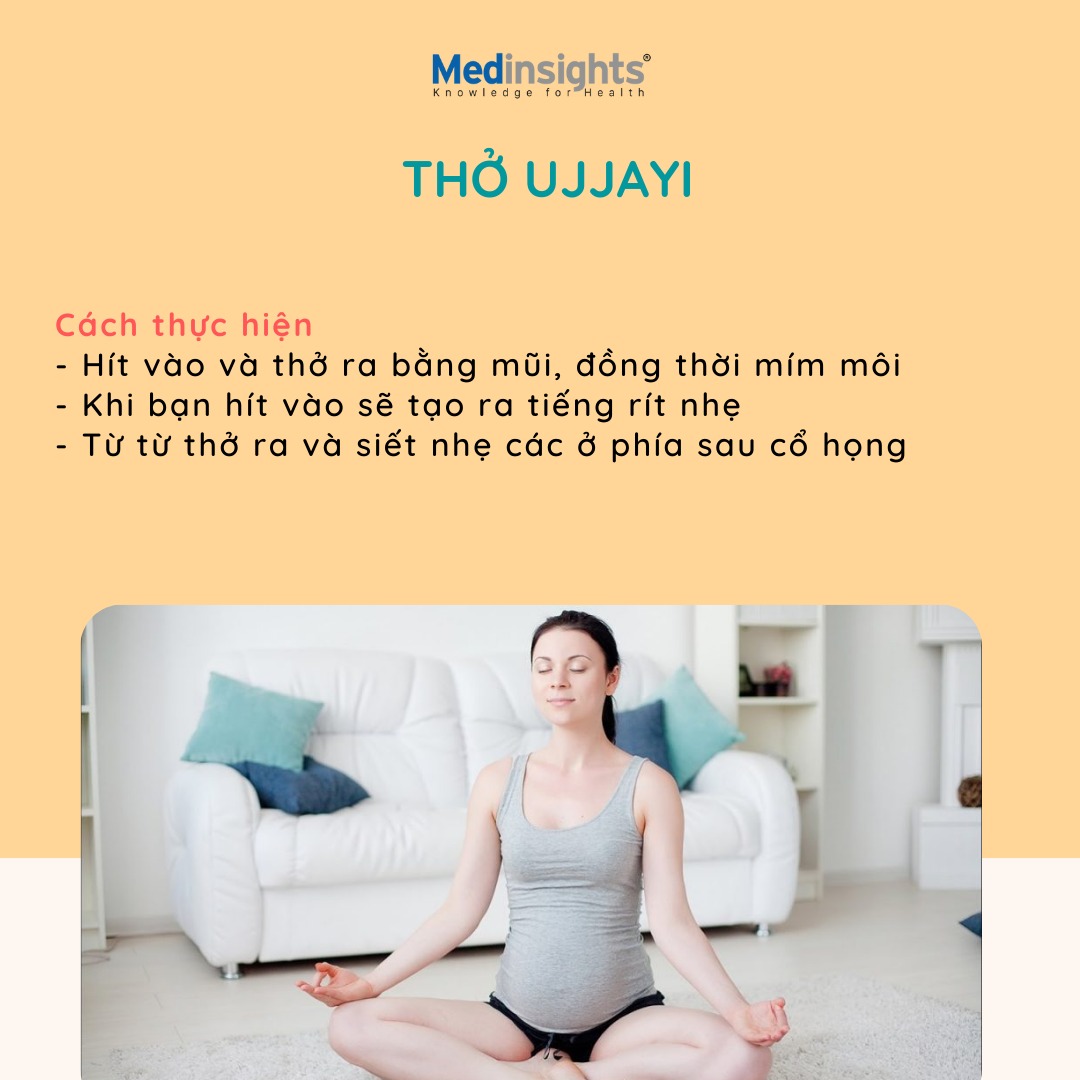 🤰 4 BÀI TẬP THỞ MÀ BẤT KỲ MẸ BẦU NÀO CŨNG KHÔNG NÊN BỎ QUA 

Trong yoga, có rất nhiều bài tập thở tốt cho sức khỏe bà bầu. Nếu tập luyện thường xuyên, bạn sẽ dễ dàng vượt qua 9 tháng mang thai và cả giai đoạn chuyển dạ.

Tập thở khi mang thai là một thói quen tốt, giúp bạn giảm bớt cảm giác khó chịu trong lúc bầu bí và cả giai đoạn chuyển dạ. 

Chính vì vậy, trong 9 tháng mang thai, bà bầu nên dành một ít thời gian mỗi ngày tập một số bài tập thở nhằm rèn luyện khả năng thở sâu để dễ dàng vượt qua quá trình vượt cạn nặng nhọc và vất vả.

Mamibabi còn rất nhiều bài tập thở, yoga, thiền cho mẹ. Mẹ có thể xem thêm tại đây 

https://mamibabi.com.vn/yoga
