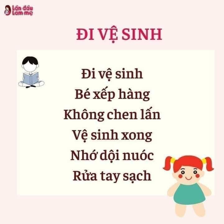 Thơ cho bé học kĩ năng, cả nhà lưu lại nha 😍