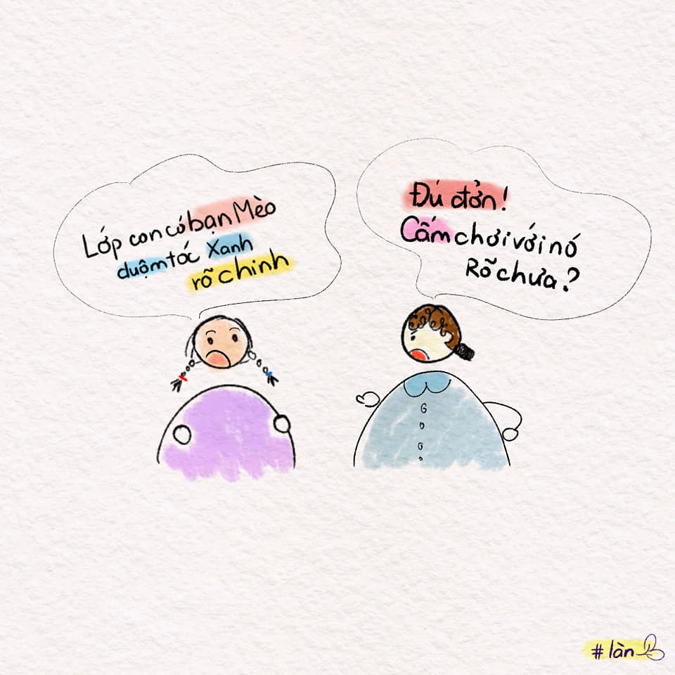 Mối quan hệ nào cũng thế, cần giao tiếp để hiểu nhau hơn. Bạn bè cũng vậy, có thể kể được, nghe được thì mới bên nhau được. Yêu đương cũng thế, khi nào hiểu nhau thì mối quan hệ mới tốt đẹp được. Ngoài kia, không hợp đứa này thì chơi với đứa kia, không yêu bạn này thì yêu bạn khác, nhưng tụi mình chỉ có 1 bố mẹ thôi.

Bố mẹ cách tụi mình biết bao nhiêu luôn, mình còn chả hiểu "tụi trẻ con" bây giờ nữa, thì việc để bố mẹ hiểu mình cũng khó biết bao.

Tụi mình cố gắng nhé!!
Có nói, có nghe thì mới hiểu nhau.
Có bị mắng, có xung đột cũng cố gắng được!!! Nha!!!! ❤

Cre: Làn