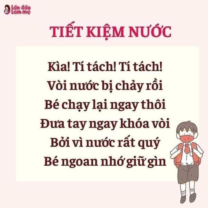 Thơ cho bé học kĩ năng, cả nhà lưu lại nha 😍