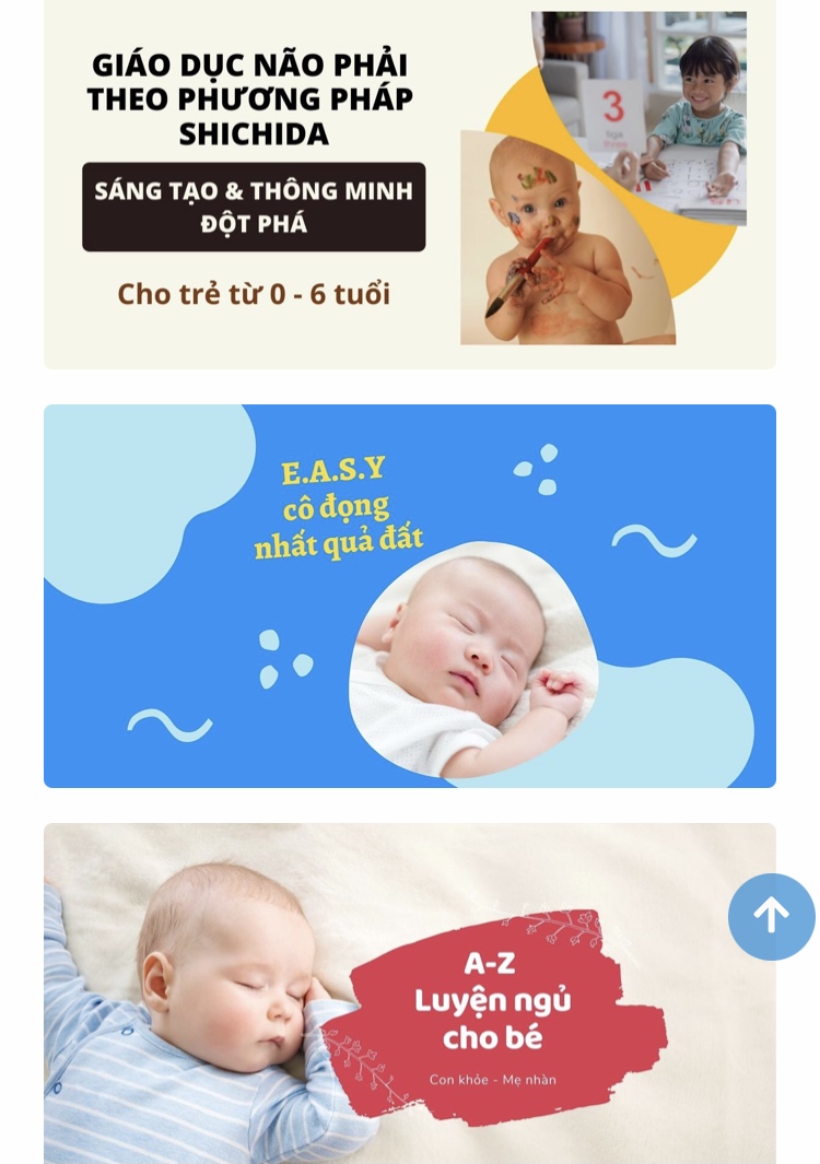 MUA 1 LẦN – DÙNG TRỌN ĐỜI: 33+ KHÓA HỌC NUÔI DẠY CON TOÀN DIỆN 

Xem ngay tại đây: https://mamibabi.com.vn/khoa-hoc

Mamibabi là ứng dụng duy nhất tại Việt Nam sở hữu hơn 33 khóa học giúp các bố mẹ nuôi con khoa học và nhẹ nhàng hơn ngay từ khi bé còn trong bụng mẹ. Các khóa học này không chỉ giúp chăm sóc mẹ bầu và bé yêu về thể chất, mà còn giúp nuôi dưỡng tinh thần và phát triển tư duy, trí tuệ cho bé.

Mẹ chỉ cần mua tài khoản VIP Mom 1 lần duy nhất, có thể sử dụng TRỌN ĐỜI 33 khóa học sau:

CÁC KHÓA HỌC CHO MẸ BẦU VÀ SẮP SINH: 
Thai giáo toàn tập 280 ngày yêu thương
Thai giáo dinh dưỡng: Mẹ bầu ăn gì để mẹ khỏe con khỏe
Ăn gì vào con không vào mẹ?
Kiến thức Tiền sản – Hậu sản: Sẵn sàng đón bé yêu
Yoga – Thiền – Nhảy hiện đại cho bà bầu
Chữa bệnh bà bầu không dùng thuốc
Tiểu đường thai kỳ: Không việc gì phải sợ
Trị rạn da hiệu quả
Nên và không nên khi mang bầu
Kiêng cữ sau sinh

CÁC KHÓA HỌC CHĂM SÓC BÉ SƠ SINH: 
EASY cô đọng: Rèn nếp sinh hoạt cho bé
A – Z luyện ngủ cho bé
Tuần khủng hoảng 2 năm đầu đời
Tắm bé sơ sinh an toàn, đúng cách
Bệnh thường gặp và cách xử lý
Chăm sóc rốn cho bé
Hut mũi và rửa mũi cho bé sơ sinh
Tuyệt chiêu mát-xa bé

CÁC KHÓA HỌC GIÁO DỤC SỚM: 
Giáo dục sớm 0 - 2 tuổi Montessori và Shichida
Dạy bé tập nói: Phòng ngừa chậm nói 0 – 6 tuổi
Giáo dục não phải theo phương pháp Shichida cho trẻ 0 – 6 tuổi

CÁC KHÓA HỌC NUÔI CON BẰNG SỮA MẸ: 
Dinh dưỡng cho mẹ, nhiều sữa cho bé
Kiến thức nuôi con bằng sữa mẹ đầy đủ
Cách vỗ ợ hơi cho bé
Cai ti đêm – Khỏe mẹ khỏe con
Cách luyện bú bình cho bé
Phòng tránh tắc tia sữa
Cho bé ti đúng cách
Sơ cứu sặc sữa
Viêm tuyến vú: Không thể chủ quan
Cách vắt sữa bằng tay
Luyện ti giả cho bé

KHÓA HỌC ĂN DẶM VIP "3 TRONG 1": 3 PHƯƠNG PHÁP ĂN DẶM

Các khóa học mới vẫn liên tục được Mamibabi cập nhật để đáp ứng tốt hơn nhu cầu của các mẹ.

https://mamibabi.com.vn/khoa-hoc