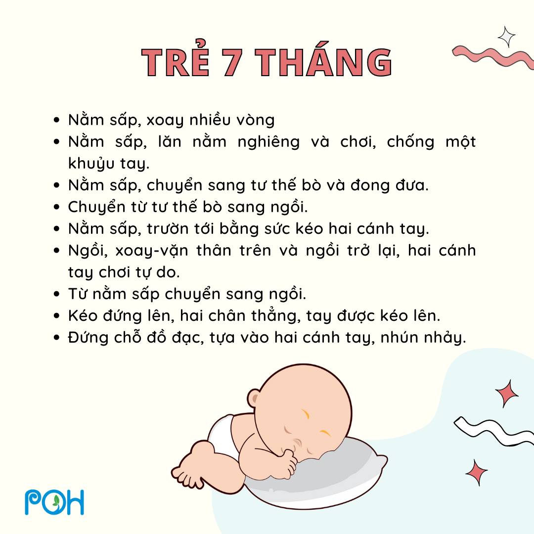 CÁC MỐC PHÁT TRIỂN KỸ NĂNG VẬN ĐỘNG THÔ CỦA TRẺ 0-12 THÁNG TUỔI

Các bài phát triển vận động thô cho bé đều có sẵn trên app, ba mẹ hãy cho bé chơi ngay tại đây nhé, các bài rất đơn giản, xem xong là cho bé chơi được ngay:

https://mamibabi.com.vn/coursev2/2/khoa-hoc-giao-duc-som-cho-tre-0-2-tuoi

Vận động thô là những kỹ năng liên quan đến vận động và phối hợp của các cơ lớn trên cơ thể như lẫy, trườn, bò, đi, đứng… Cụ thể, vận động thô bao gồm:

- Các vận động cơ lớn của cơ thể (cơ đầu - cổ, cơ lưng - ngực - bụng, cơ chân…)
- Phối hợp các nhóm cơ lớn để giúp cơ thể giữ thăng bằng, thực hiện các hoạt động phối hợp (lẫy, ngồi, bò, đứng vịn…)
- Phối hợp các nhóm cơ lớn để giúp cơ thể kiểm soát thăng bằng (đi mà không lao đầu vào tường, đang chạy có thể dừng lại...)

Vận động thô thúc đẩy quá trình myelin hóa các tổ chức thần kinh và biến đổi ở võ não bộ. Chậm myelin hóa sẽ làm trẻ chậm phát triển tinh thần và vận động như chậm biết đi, chậm biết nói và giảm khả năng nhận thức.

Ngoài ra nếu con được hỗ trợ vận động thô hoàn thiện phù hợp độ tuổi, sẽ thúc đẩy bé chủ động khám phá thế giới và phát triển các khu vực khác như vận động tinh, xã hội, cá nhân...

Chính vì vậy ba mẹ hãy theo dõi các mốc vận động thô của trẻ theo tháng tuổi dưới đây để hỗ trợ con phát triển vận động một cách tốt nhất nhé!

https://mamibabi.com.vn/coursev2/2/khoa-hoc-giao-duc-som-cho-tre-0-2-tuoi

Nguồn ảnh: POH