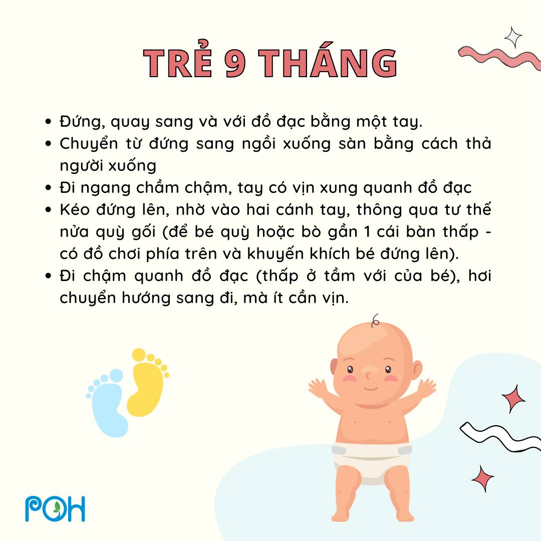CÁC MỐC PHÁT TRIỂN KỸ NĂNG VẬN ĐỘNG THÔ CỦA TRẺ 0-12 THÁNG TUỔI

Các bài phát triển vận động thô cho bé đều có sẵn trên app, ba mẹ hãy cho bé chơi ngay tại đây nhé, các bài rất đơn giản, xem xong là cho bé chơi được ngay:

https://mamibabi.com.vn/coursev2/2/khoa-hoc-giao-duc-som-cho-tre-0-2-tuoi

Vận động thô là những kỹ năng liên quan đến vận động và phối hợp của các cơ lớn trên cơ thể như lẫy, trườn, bò, đi, đứng… Cụ thể, vận động thô bao gồm:

- Các vận động cơ lớn của cơ thể (cơ đầu - cổ, cơ lưng - ngực - bụng, cơ chân…)
- Phối hợp các nhóm cơ lớn để giúp cơ thể giữ thăng bằng, thực hiện các hoạt động phối hợp (lẫy, ngồi, bò, đứng vịn…)
- Phối hợp các nhóm cơ lớn để giúp cơ thể kiểm soát thăng bằng (đi mà không lao đầu vào tường, đang chạy có thể dừng lại...)

Vận động thô thúc đẩy quá trình myelin hóa các tổ chức thần kinh và biến đổi ở võ não bộ. Chậm myelin hóa sẽ làm trẻ chậm phát triển tinh thần và vận động như chậm biết đi, chậm biết nói và giảm khả năng nhận thức.

Ngoài ra nếu con được hỗ trợ vận động thô hoàn thiện phù hợp độ tuổi, sẽ thúc đẩy bé chủ động khám phá thế giới và phát triển các khu vực khác như vận động tinh, xã hội, cá nhân...

Chính vì vậy ba mẹ hãy theo dõi các mốc vận động thô của trẻ theo tháng tuổi dưới đây để hỗ trợ con phát triển vận động một cách tốt nhất nhé!

https://mamibabi.com.vn/coursev2/2/khoa-hoc-giao-duc-som-cho-tre-0-2-tuoi

Nguồn ảnh: POH
