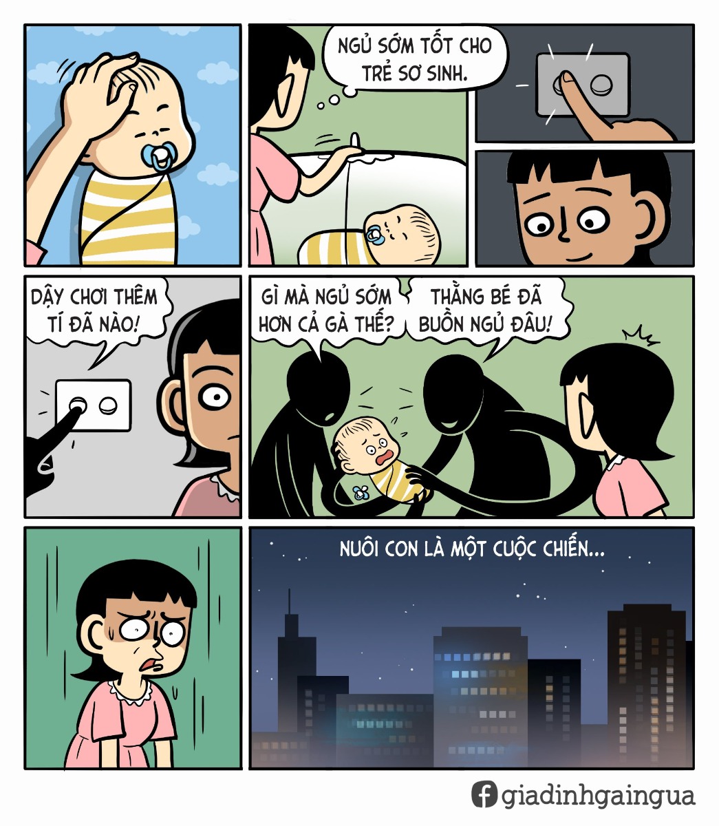 NUÔI CON NHƯ MỘT CUỘC CHIẾN.
Gửi tặng những người đã - đang và sắp làm mẹ ❤️

Nguồn: Gia đình gãi ngứa