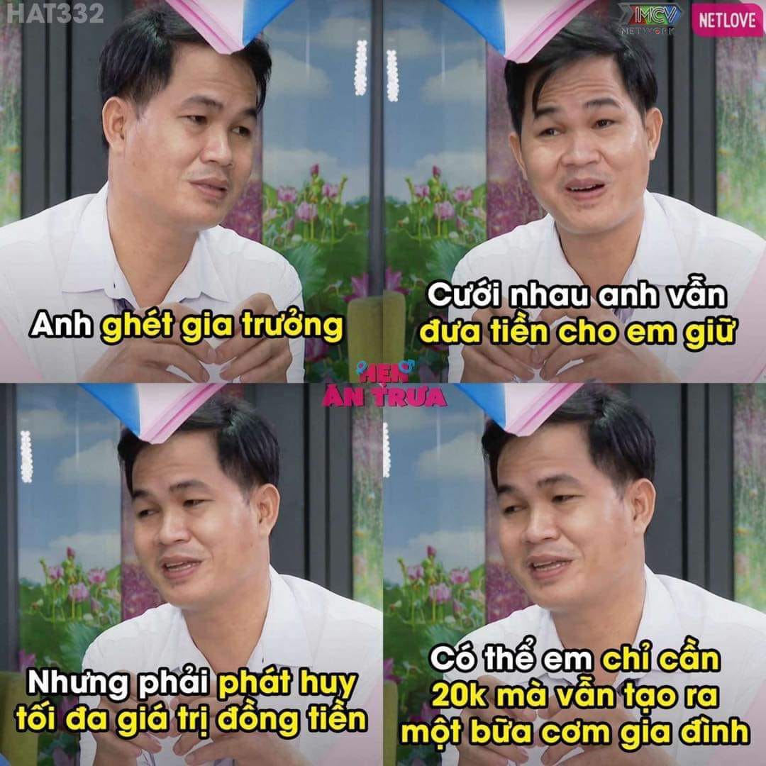 Thoy, anh cầm cả đê!!!

Bất hạnh lớn của đàn ông không phải là kiếm tiền, mà là phải quản lý số tiền đó.
Riêng với anh nào tài năng như anh này thì nên để anh ấy làm cả việc của đàn ông và đàn bà luôn cho phẻ.