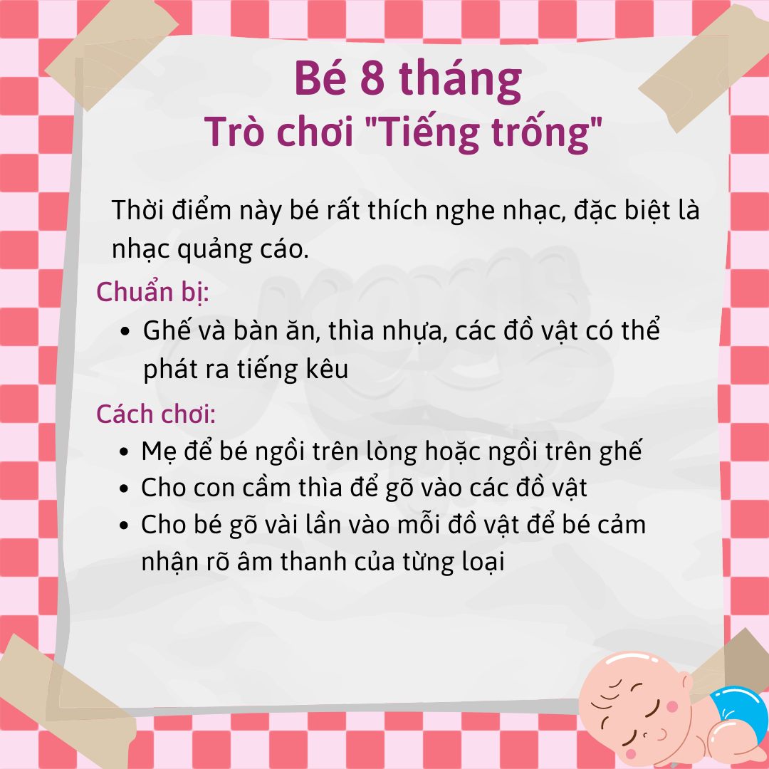 🖐🖐🖐 NHỮNG TRÒ CHƠI KÍCH THÍCH TRÍ TUỆ MẸ HÃY CHƠI CÙNG BÉ TỪ 1-12 THÁNG

Hãy cùng Mamibabi tìm hiểu những trò chơi ba mẹ và bé có thể chơi cùng nhau để vừa chơi vừa phát triển kỹ năng cho bé, ba mẹ nhé!

Xem thêm hàng trăm trò chơi khác tại đây https://mamibabi.com.vn/coursev2/2/khoa-hoc-giao-duc-som-cho-tre-0-2-tuoi