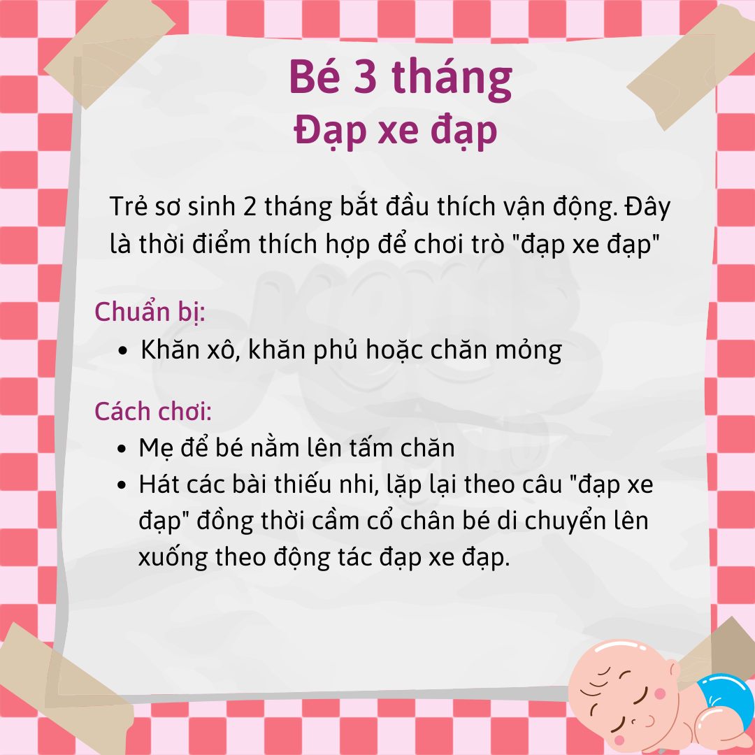 🖐🖐🖐 NHỮNG TRÒ CHƠI KÍCH THÍCH TRÍ TUỆ MẸ HÃY CHƠI CÙNG BÉ TỪ 1-12 THÁNG

Hãy cùng Mamibabi tìm hiểu những trò chơi ba mẹ và bé có thể chơi cùng nhau để vừa chơi vừa phát triển kỹ năng cho bé, ba mẹ nhé!

Xem thêm hàng trăm trò chơi khác tại đây https://mamibabi.com.vn/coursev2/2/khoa-hoc-giao-duc-som-cho-tre-0-2-tuoi