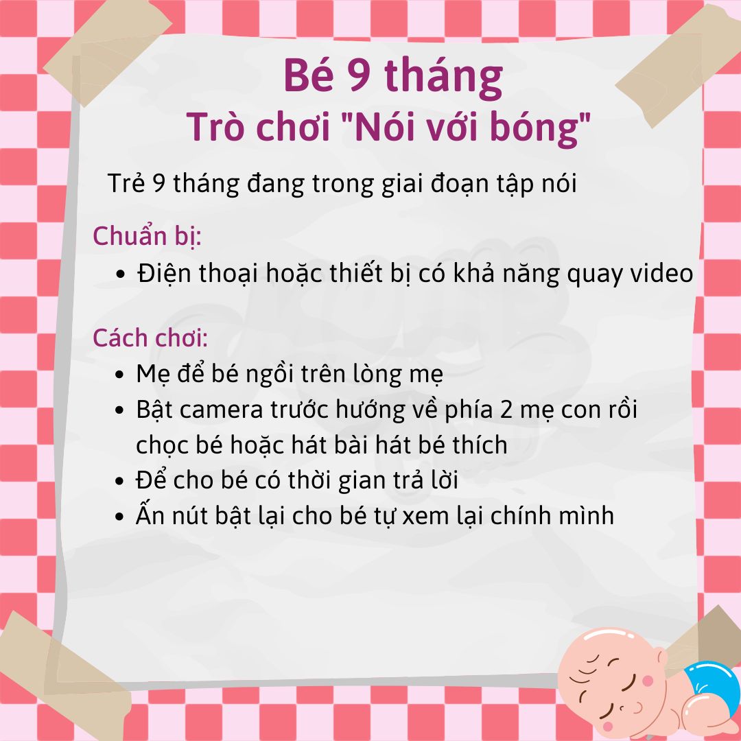 🖐🖐🖐 NHỮNG TRÒ CHƠI KÍCH THÍCH TRÍ TUỆ MẸ HÃY CHƠI CÙNG BÉ TỪ 1-12 THÁNG

Hãy cùng Mamibabi tìm hiểu những trò chơi ba mẹ và bé có thể chơi cùng nhau để vừa chơi vừa phát triển kỹ năng cho bé, ba mẹ nhé!

Xem thêm hàng trăm trò chơi khác tại đây https://mamibabi.com.vn/coursev2/2/khoa-hoc-giao-duc-som-cho-tre-0-2-tuoi